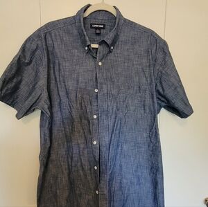 Lands' End Blue Chambray Shirt